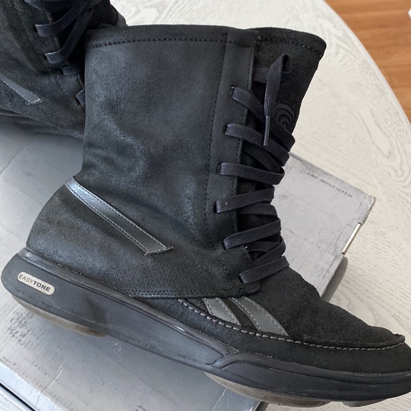 Reebok Easytone Boots Womens 9.5 Thinsulate Warm Walking Combat PVN610 - Picture 8 of 11